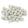 Meistverkaufte Lose Perlen Shamballa Kristall Schmuck Ton Strass Perlen Größe 4mm - 18mm, IB00101